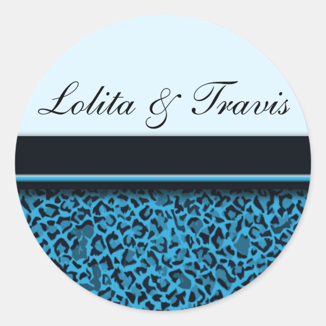 Blue Leopard Stickers (Front)