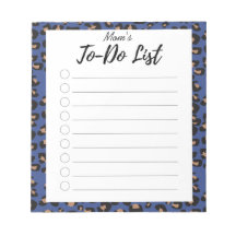 Blue Leopard To-Do List