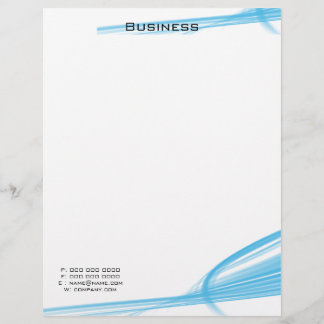 blue letterhead