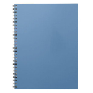 Blue Lichen Solid Colour Print, Light Blue Grey Notebook