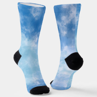 Blue & light blue socks