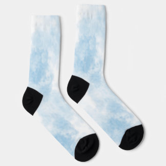 Blue & light blue socks