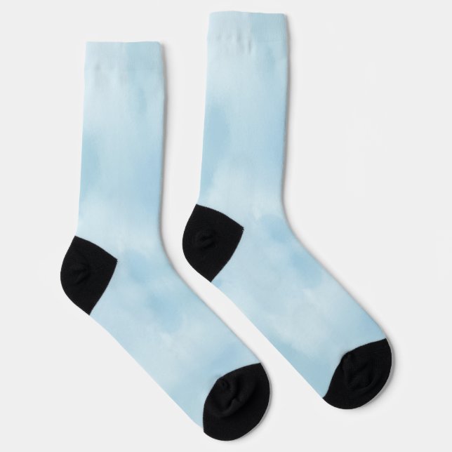 Blue & light blue socks (Right)