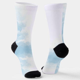 Blue & light blue socks