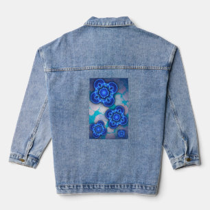 Blue light denim jacket