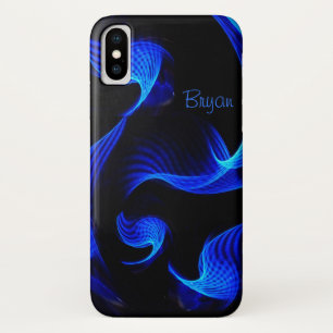 Blue Light Extravaganza *Personalize* Case-Mate iPhone Case