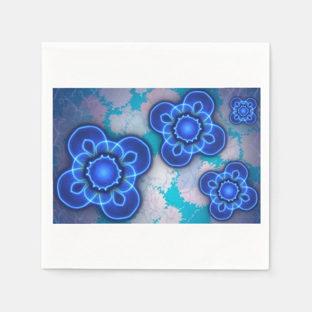 Blue light napkin (Front)