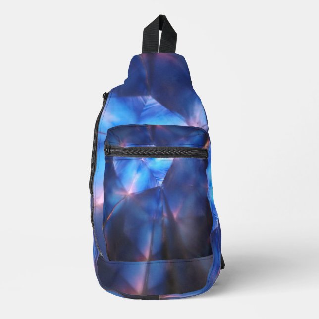 Blue light Sky Sling Bag (Front)