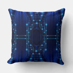 Blue Light Technology Throw Pillow