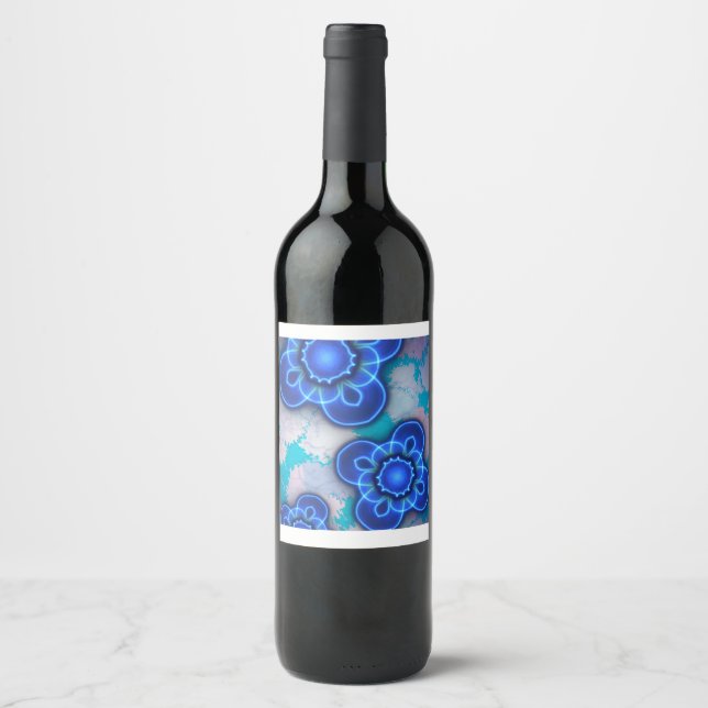 Blue light wine label (Front)