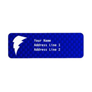 Blue Lightning Bolt
