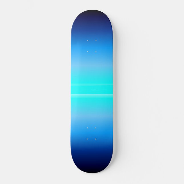 Blue Lightning Flash Skateboard (Front)