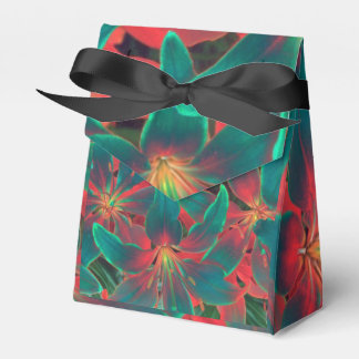 Blue lilies favor box