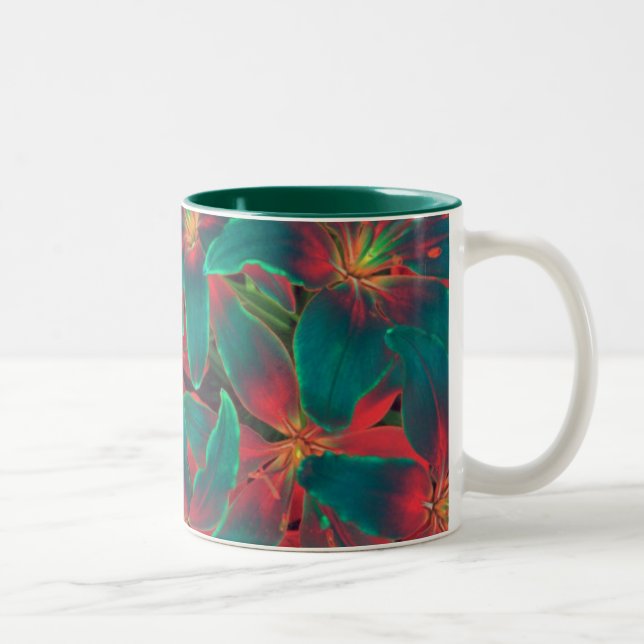 Blue Lilies Mug (Right)