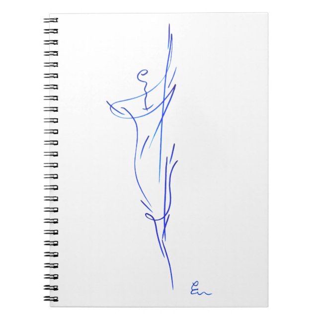 Blue Line 3 Notebook (Front)