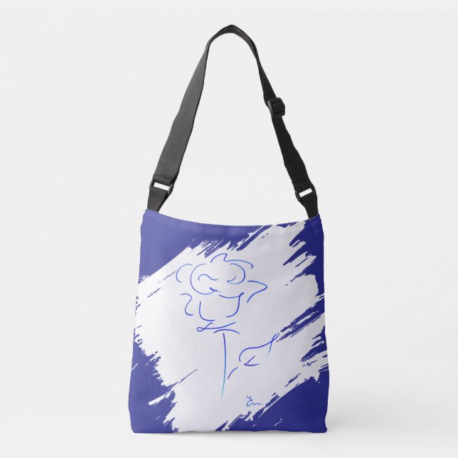 Blue Line 4 Crossbody Bag (Front)