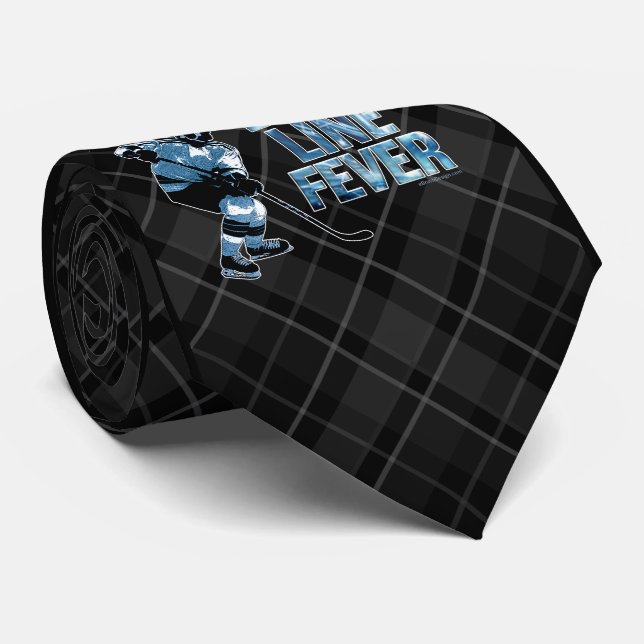 Blue Line Fever (Hockey) Tie (Rolled)