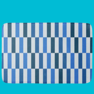 Blue Line Flow Bath Mat
