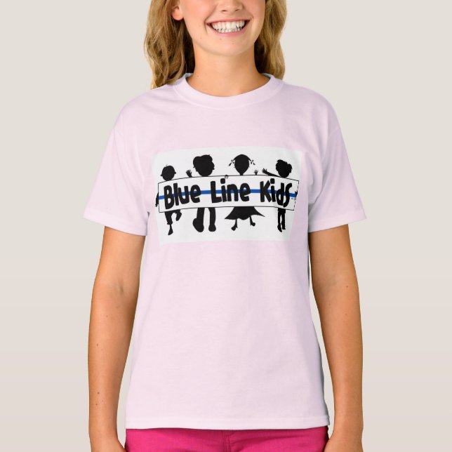 Blue Line Kids T-Shirt (Front)