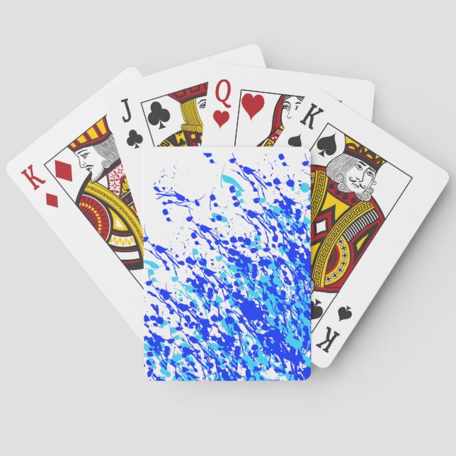 Blue Line Tussle Playing Cards (Back)