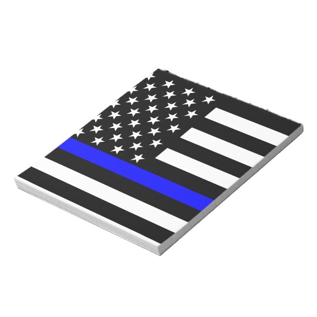 Blue Line US Flag Notepad (Rotated)