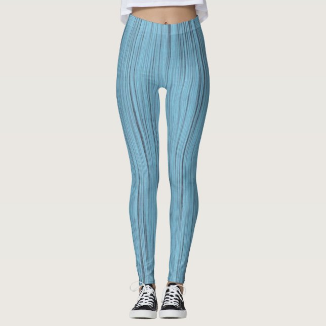 Blue Lines Women's Leggings (Front)