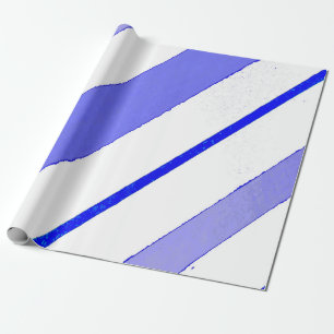 Blue lines wrapping paper