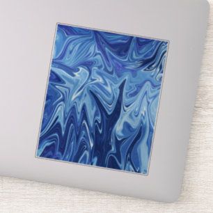 Blue liquid abstract pattern