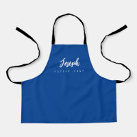 Blue Little Chef Script Name personalized Kids