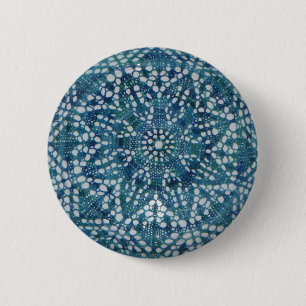 Blue little flower button