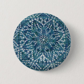 Blue little flower button