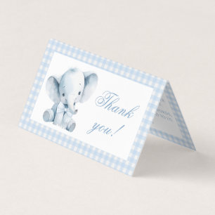 Blue Little Peanut Baby Boy Douche Merci Cartes