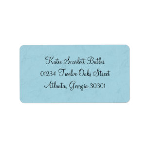 Blue Little Prince Vintage Baby Shower Label