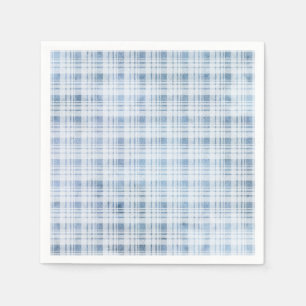 Blue little Pumpkin boy Baby Shower Napkin