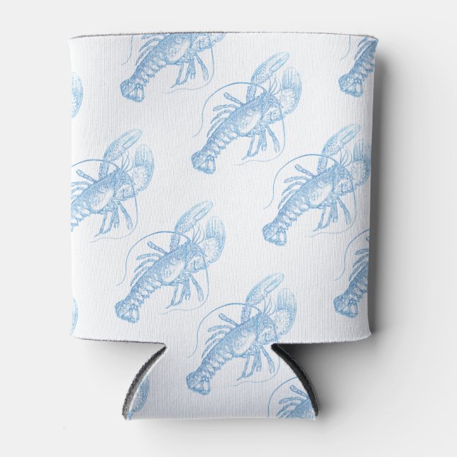 Blue Lobster Can Cooler (Front)