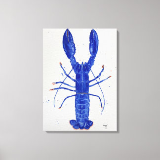 Blue Lobster Canvas Print