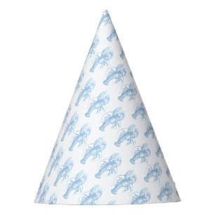 Blue Lobster Party Hat