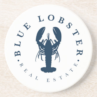 Blue Lobster Real Estate Maine Sandstone Coaster