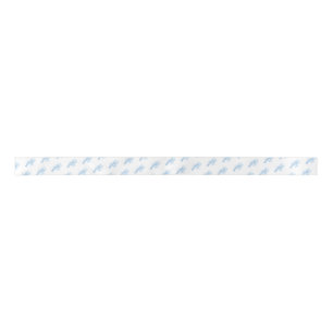 Blue Lobster Satin Ribbon