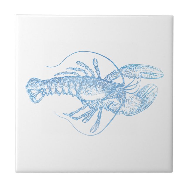Blue Lobster Tile (Front)