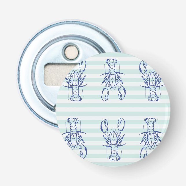 Blue Lobsters Bottle Opener (Front)