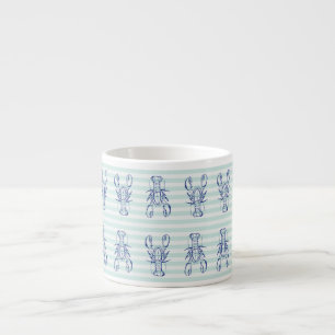 Blue Lobsters Espresso Cup
