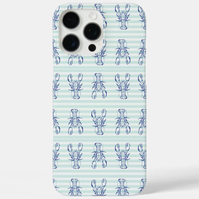 Blue Lobsters iPhone / iPad case (Back)
