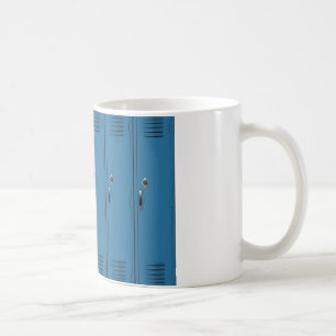 Blue Locker Doors Coffee Mug