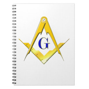 Blue Lodge Square & Compasses Notebook