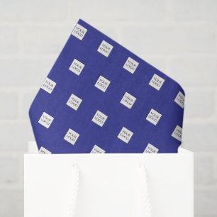 Blue Logo Promotional Business Packaging Tissue Paper