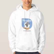 Blue Logo Thorium hoodie