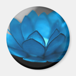 Blue Lotus Flower Magnet
