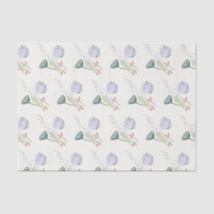 Blue Lotus Pod Floral Tissue Paper