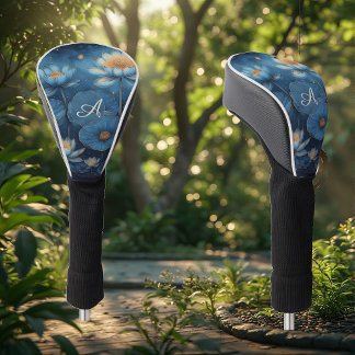 Blue Lotus Pond Serenity Symbol Renewal Spiritual Golf Head Cover